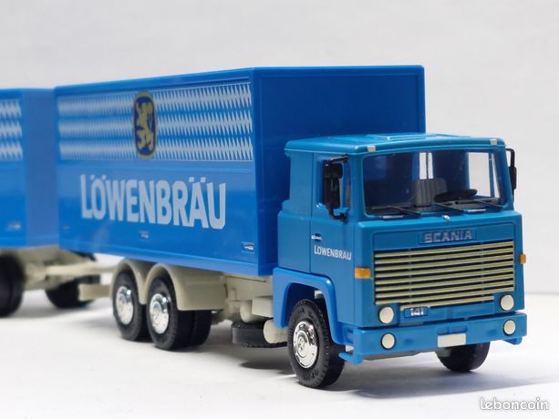 Camion Tekno 1:50 – Scania LB 141 Avec Remorque Ahold NV – Modèle B22 – Occasion