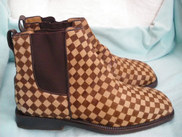 Chaussures Bottines Louis Vuitton Desert boot Lauréate Noir d'occasion