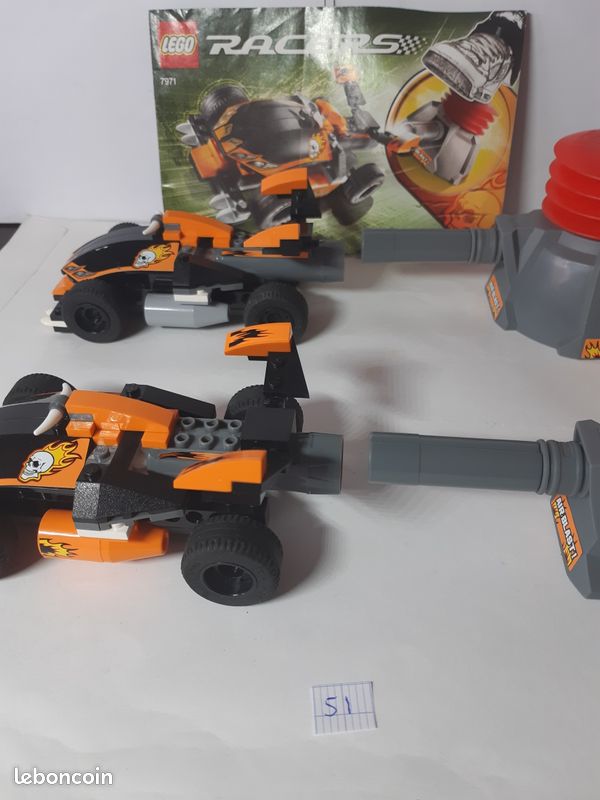 Lego Racers Bad 7971 (deux bolides) (lot 51) (image 4)