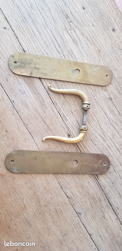 Poignées de porte laiton (image 1)
