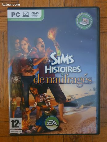 Les Sims 2 Naufragés Jeu Playstation 2 PS2 Avec Notice P96