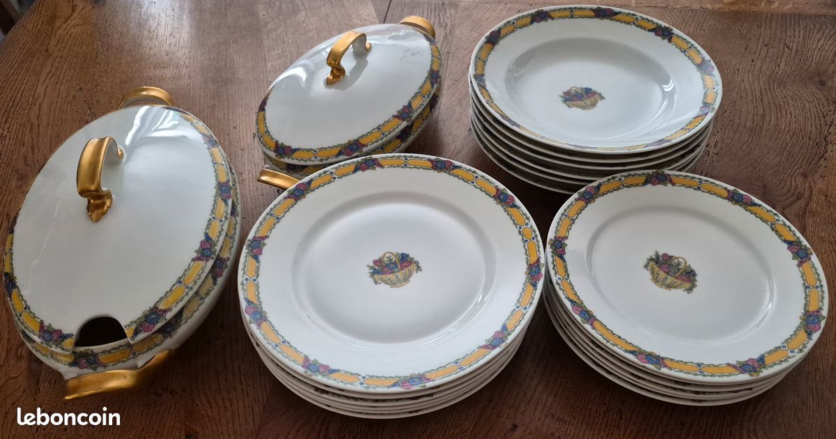 Service de table porcelaine de limoges (image 1)