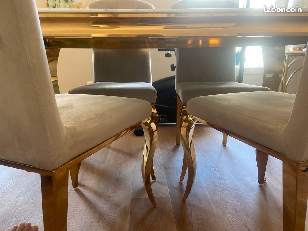 Ensemble table à manger avec 4 chaises (image 4)