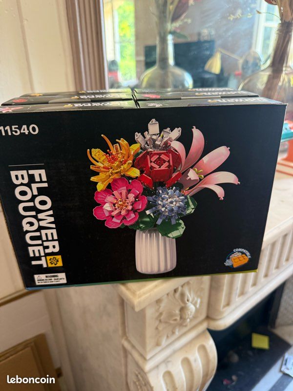 Set de brique de construction Bourquet de fleur en lot ou au details (compatible, non lego) (image 2)