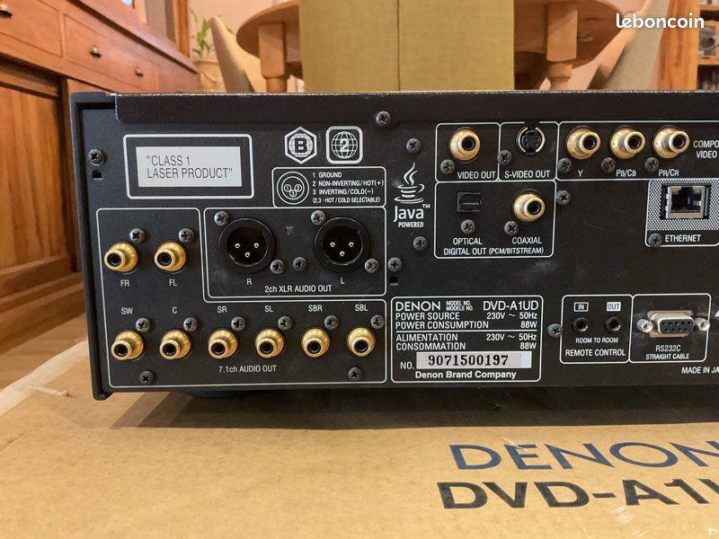 Denon dvd a1ud noir état neuf (image 10)