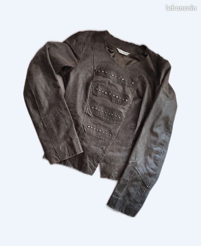 Veste cuir femme Promod Taille 34 (image 1)