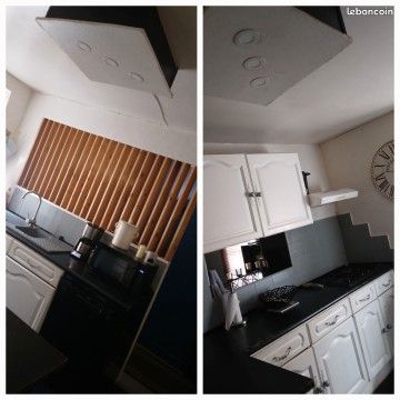 Maison mitoyenne 7 pieces, garage, terrain 600m2