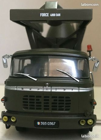 CAMION BERLIET GR12 VTC MILITAIRE 1966 TRANSPORT NUCLEAIRE IXO PRES