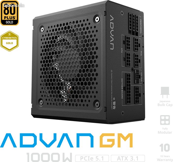 Alimentation Gaming FSP Gold 1000W (image 2)