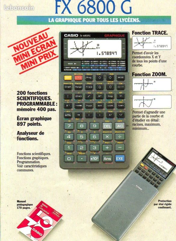 Troc Echange Calculatrice vintage CASIO fx-250D neuve + boite sur