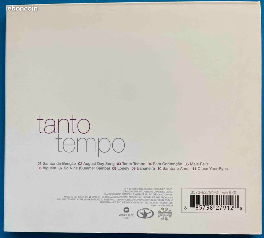 ♥🎼 CD 🇧🇷 Bebel Gilberto (Tanto Tempo) ✷ 2000 (image 5)