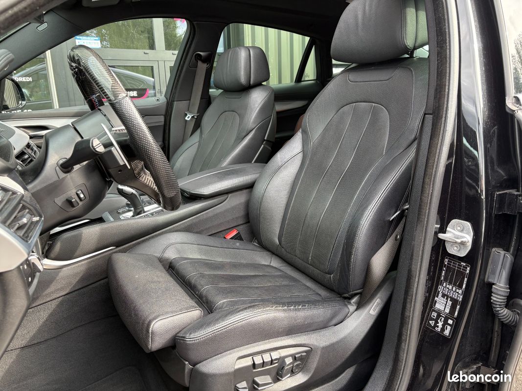 BMW X6 F16 xDrive30d 258 ch M Sport A avec TOIT OUVRANT / CAMERA / CARPLAY / SIEGES CHAUFFANTS (image 8)