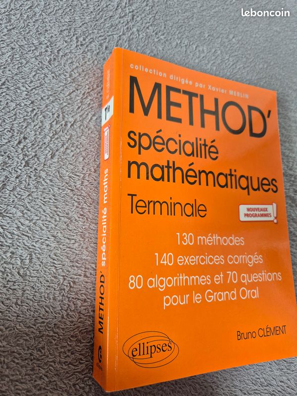 Livre de Méthod's mathématiques terminale (image 2)