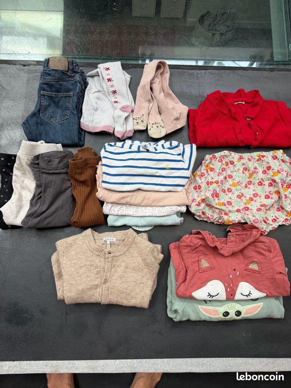 Lot vêtements fille 18 mois (image 1)