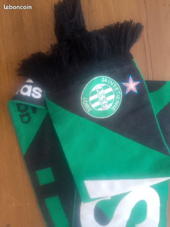 Lot 4 echarpe supporter Football Saint Etienne les verts ASSE