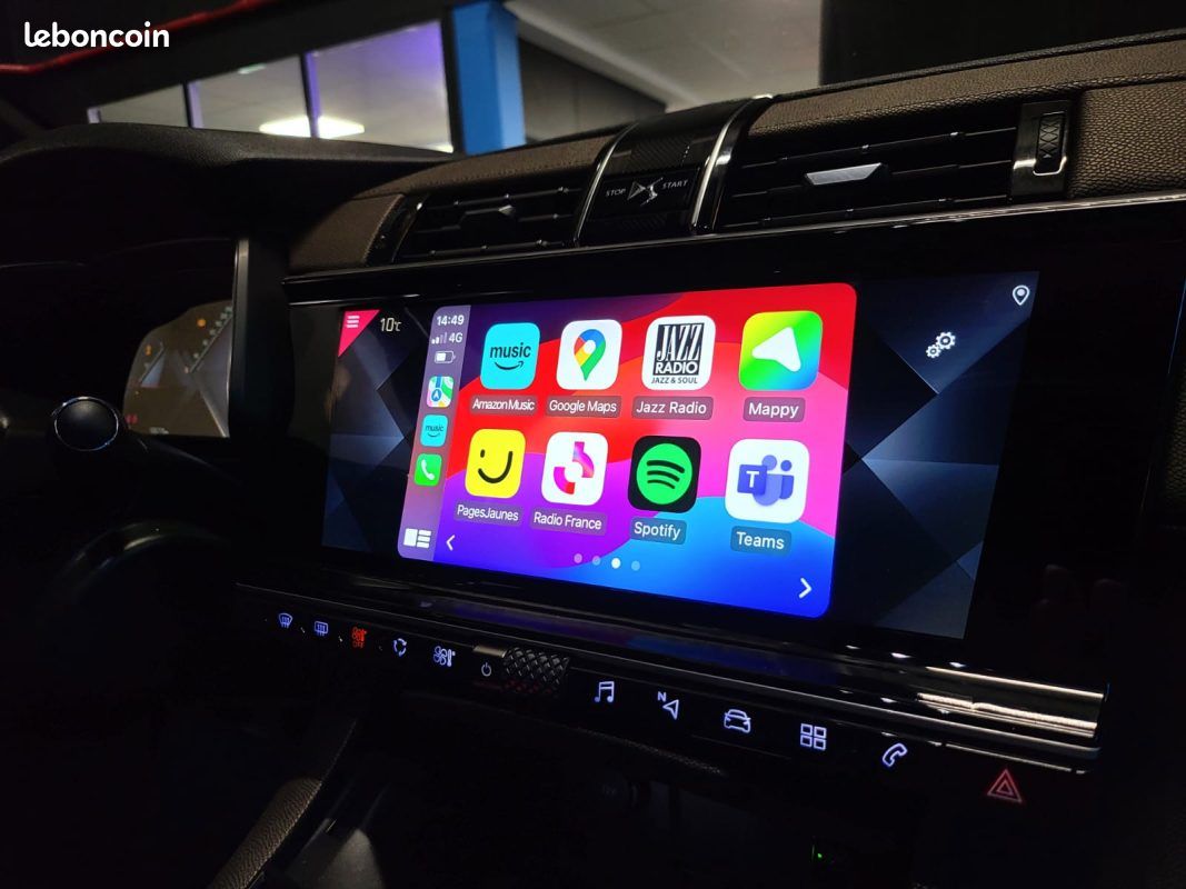 Adaptateur CarPlay Sans Fil Pour Citroën DS7 Crossback (2018-2023) - Connexion Bluetooth 5.0, Compatible Android Auto