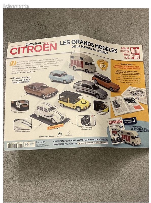 Collection Citroën LN 1/24 N°47 – Miniature Métal Neuve Avec Fascicule – Fabriquée En France