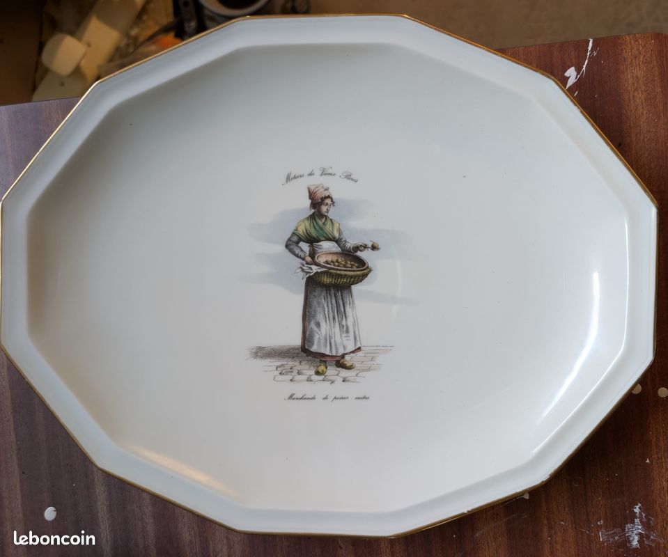 Plat en porcelaine de limoges (image 1)