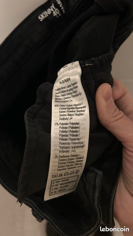 Jean Skinny Taille haute Kiabi Taille 40 (vyvy27) (image 5)