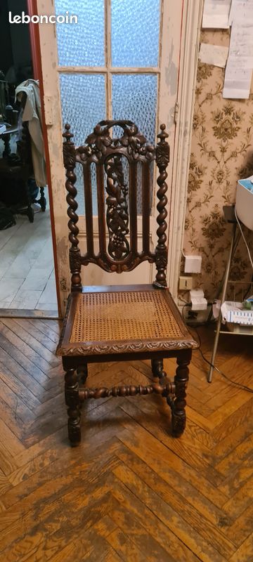 Vaisselier table chaises Fin XIX Henri2 (image 1)