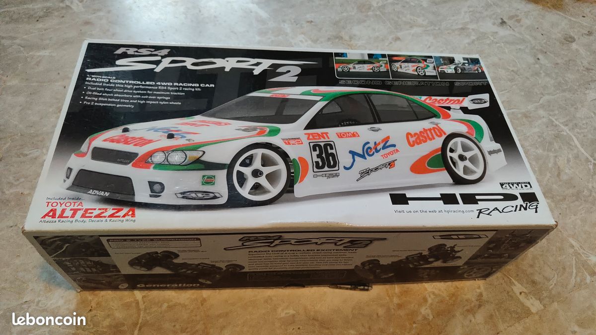 ラジコン HPI RS4スポーツ2 渡れる