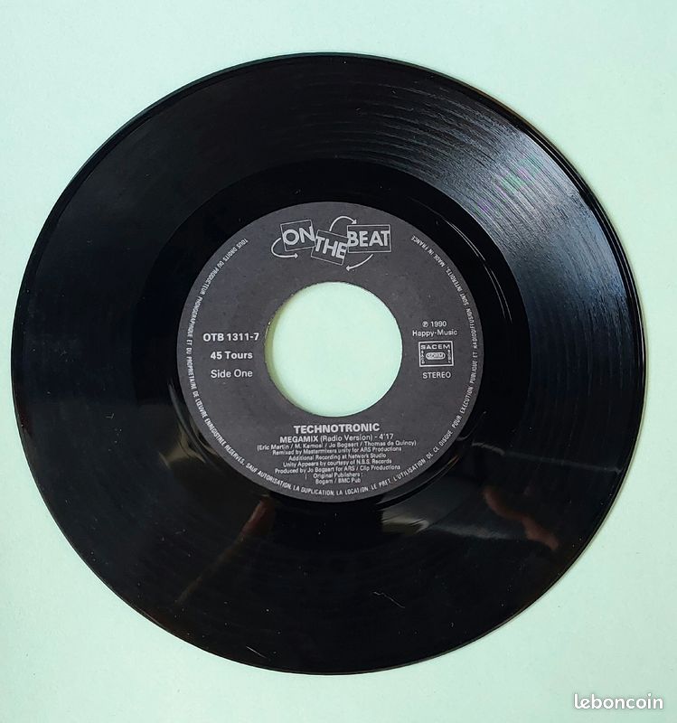 45T vinyle, Technotronik (Megamix) (image 3)