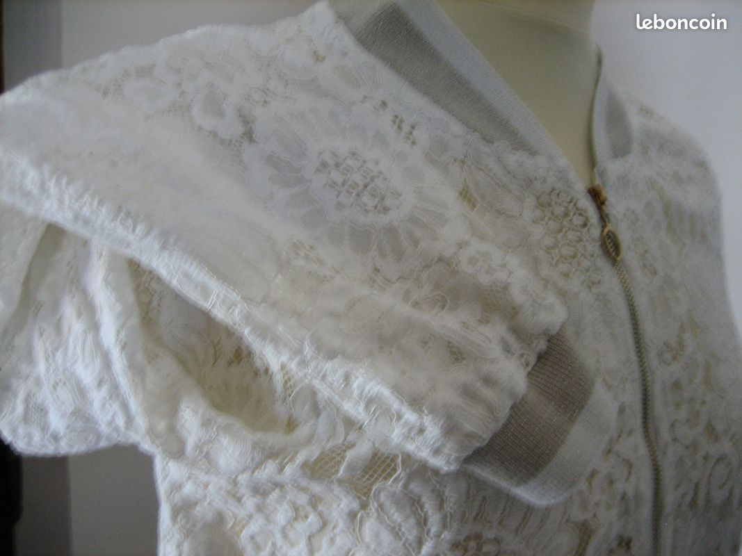 Blouson/Blouse Scarlet Roos dentelle blanche T: 2/38use (image 4)