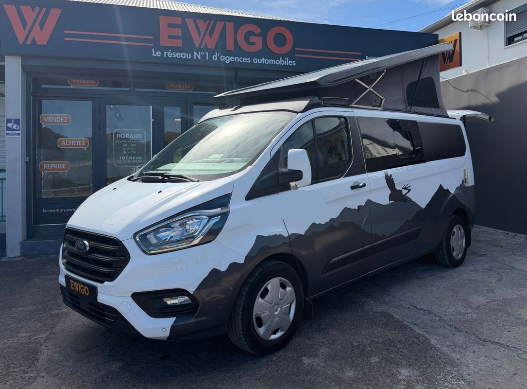 Ford transit custom panama p54 2.2l 130ch - van aménagé - très bien équipé (image 1)