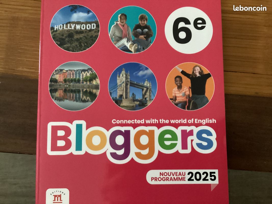 Livre scolaire Bloggers Anglais Sixième. Neuf (image 1)