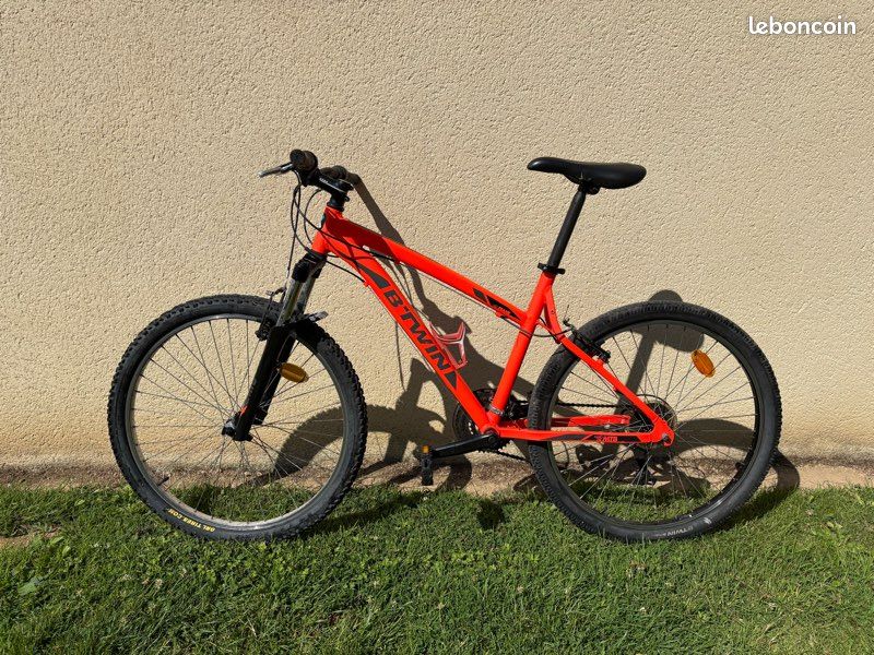 Decathlon Rockrider 340 Taille M Vtt Btwin Orange Velo Decathlon