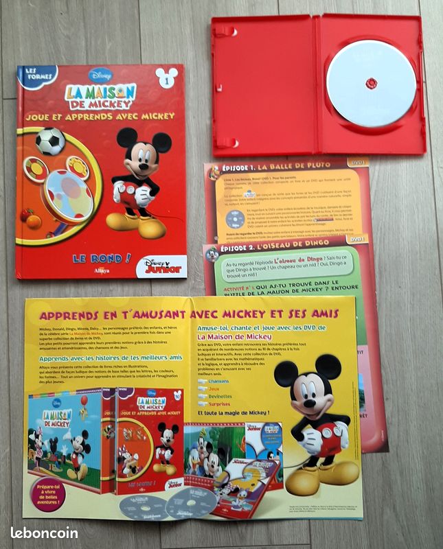 Livre + DVD + Poster La maison de Mickey / Joue et apprends avec Mickey (image 2)