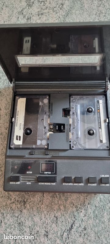 Répondeur Téléphonique Vintage AT&T 2300C - Avec Cassettes - Fonctionnel