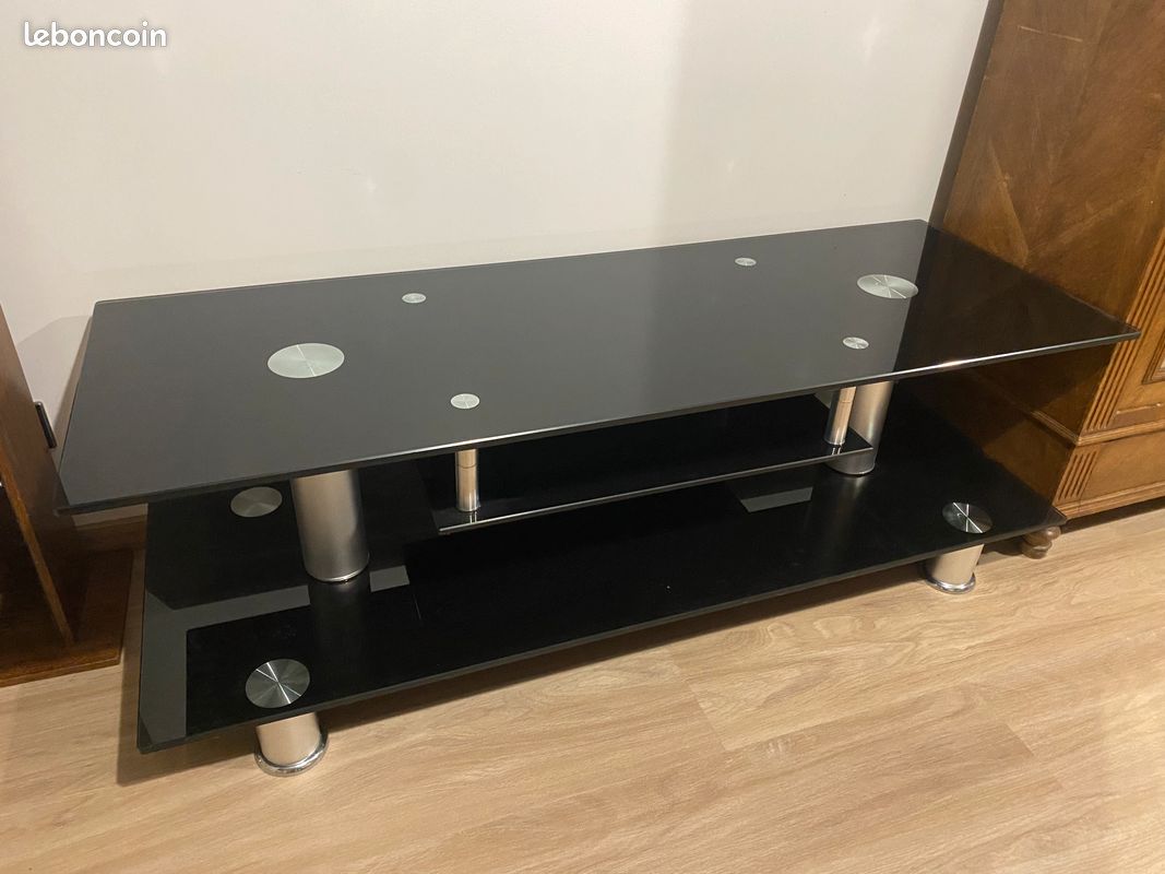 Meuble TV Verre Trempé (image 2)