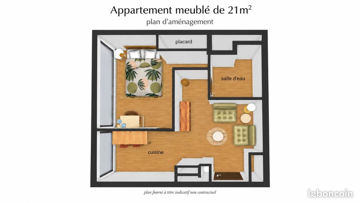 Appartement 2 pièces 24 m² · à Paris · 24 m² · 1 600 €/mois