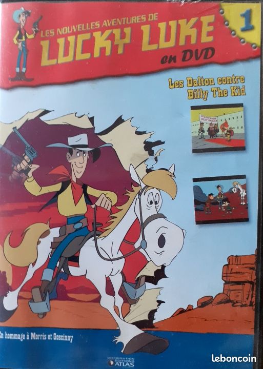 VD – Enfants -Dessin animé – Lucky Luke – Les Dalton contre Billy The Kid (image 1)