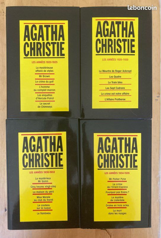 Lot romans Agatha Christie (image 1)