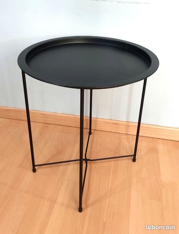 Table basse ronde d'appoint (image 1)