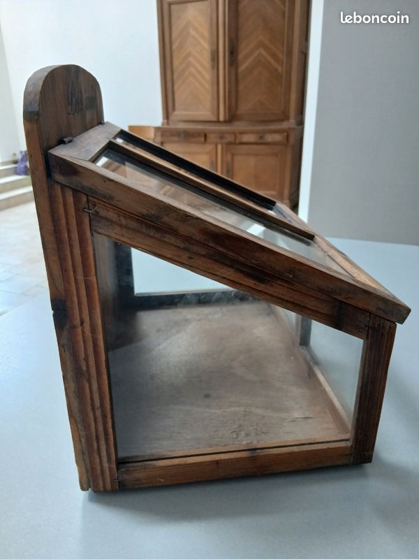 Petite Serre d'Intérieur en Bois Vintage - Déco / Plantes / Semis (image 4)