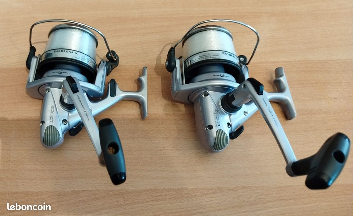 2 Moulinets Toupie Daiwa Emblem X 3000iA - Modèle Japon, Pêche Mer, Occasion