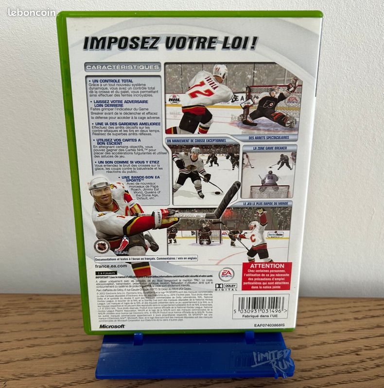 NHL 2003 Xbox PAL FR Complet Jeux vidéo