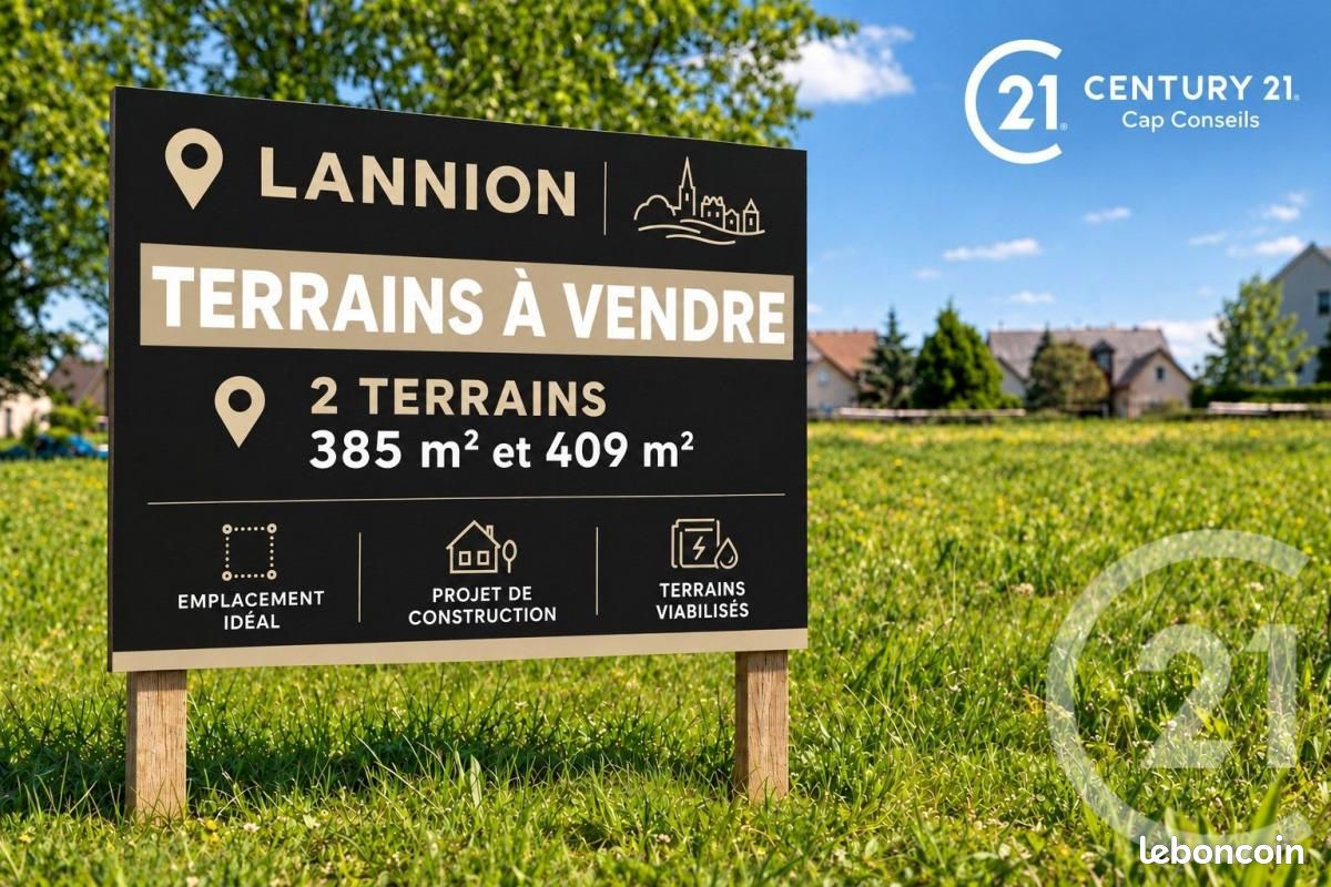 Terrain 385 m² Lannion · 52 456 €