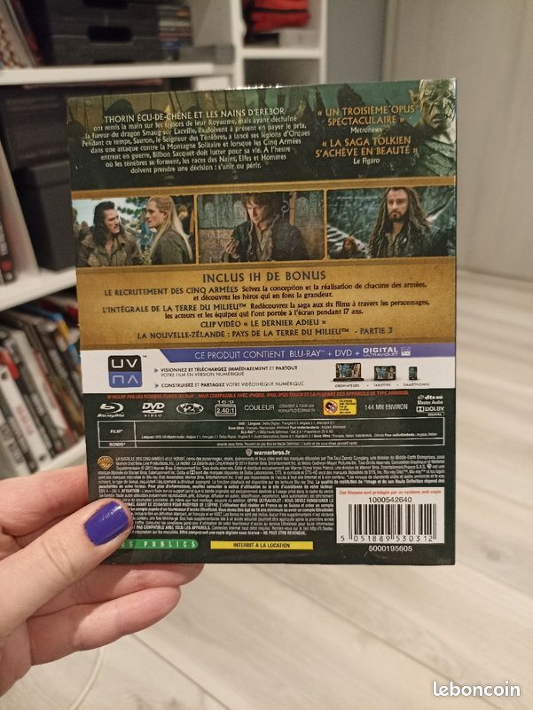 Blu Ray le Hobbit la bataille des 5 armées (image 2)