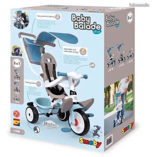 Tricycle évolutif enfant Smoby (image 3)