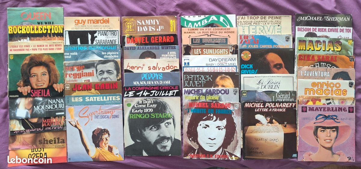43 disques vinyles 45 tours (image 3)