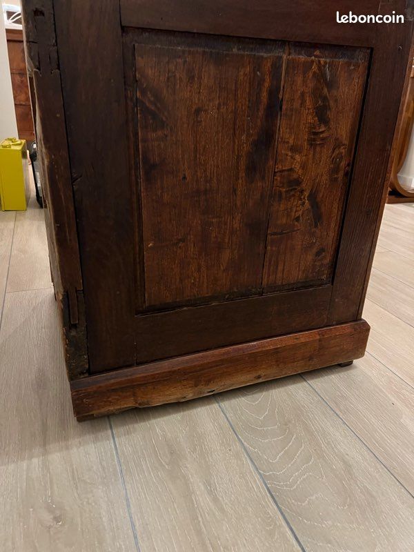 Meuble ancien de rangement en bois massif, confiturier (image 8)