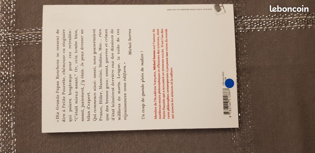 Livre "C'était mieux avant " de Michel Serres (image 2)