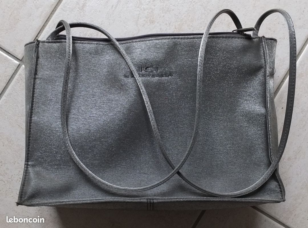 Sac toile gris (image 1)