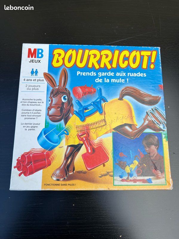 Hasbro Gaming Jeu Bourricot - Jeu D'Empilage Sur Mule Têtue Pour Enfants Dès 4 Ans