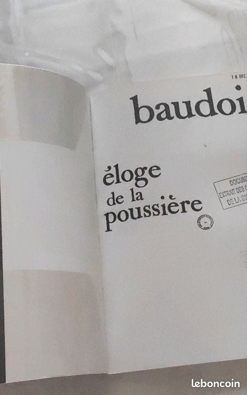 Baudoin : Eloge De La Poussière - L'Association - Coll. Eperluette - 1995 - Album BD (image 4)