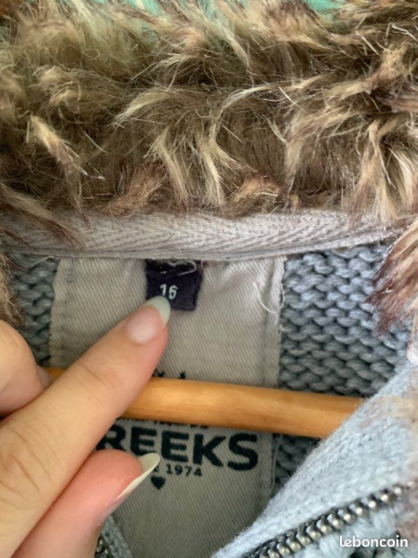 Veste grise Creeks (image 4)